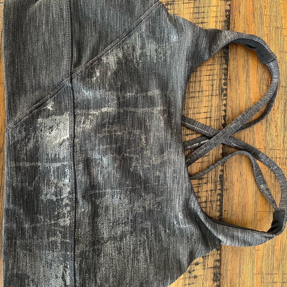 lululemon athletica Charcoal Sports Bra